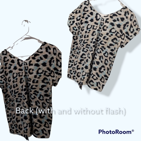 Juicy Couture leopard baby blue leopard large tie navy - Picture 2 of 4